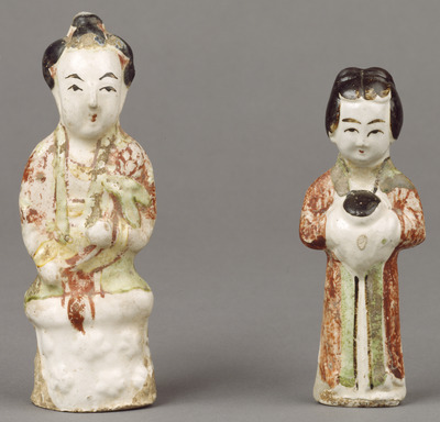 Cizhou Female Figurine in Overglaze Enamels Image