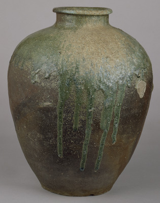 Tamba Jar with Ash Glaze Image