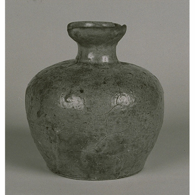 Seto Flask with Ash Glaze Image