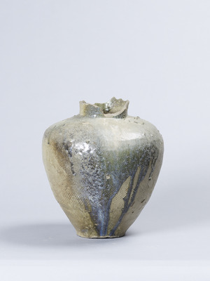 Large Jar Atsumi ware; stoneware with natural ash glaze Image