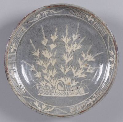 Dish with Bushclover Image