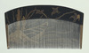 Comb with Plovers, Rush-Thatched Boats, and Spring Willows in Makie Image