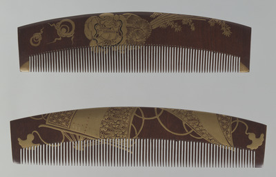 Comb with Daikokuten in Makie Image