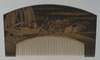 Comb with Scene of Pulling a Boat in Makie Image