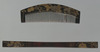 Comb and Ornamental Hairpin with Flowering Plants of the Four Seasons in Makie on Tortoise Shell Image