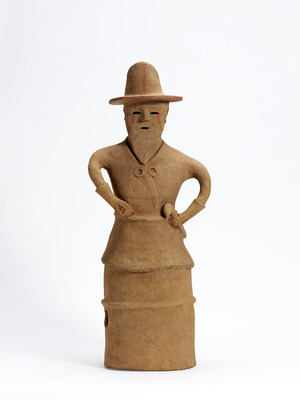 Haniwa Male Figurine Wearing Hat Image