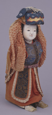 Chinese Boy with Lion Head; Karakuri Doll Image