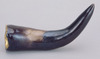 Horn-shaped Sake Cup in Purple Cochin-China Glaze (Eiraku Zengoro Ceramic Ware from the Konoike Family) Image