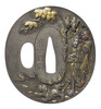 Tsuba (Sword Guard) with Figures (Signed “Hamano Naoyuki (Chokuzui)”) Image