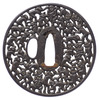 Tsuba (Sword Guard) with Monkeys in Openwork Attributed to Yagami Mitsuhiro Image