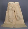 Kaibu Mo (Women's Formal Pantaloon-Skirt with Seashore Motif) with Lozenges on White Kata-aya Twill Ground (Sacred Treasure from Asuka Shrine) Image