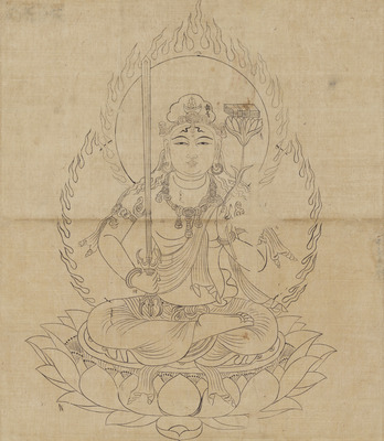 文殊菩薩図像 画像