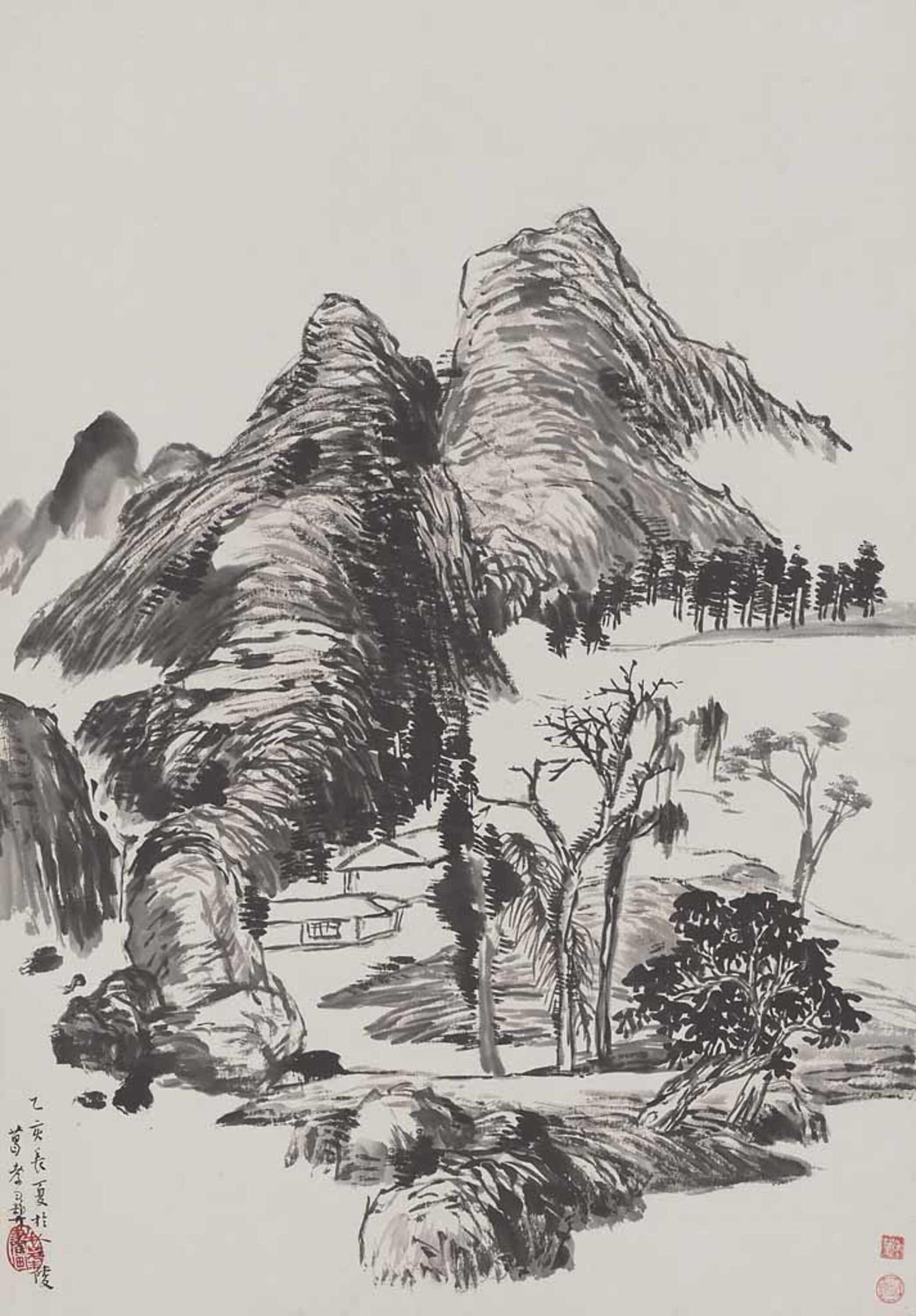 秋山白雲図 画像