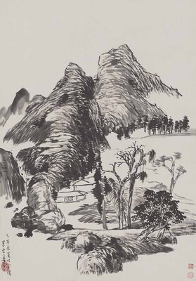 秋山白雲図 画像
