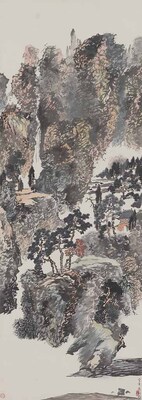 秋山蕭寺図 画像