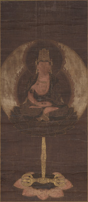 紅玻璃阿弥陀像 画像