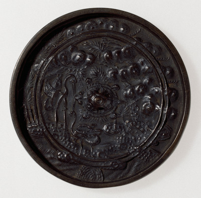 Mirror with Horai (Penglai) Motif Image