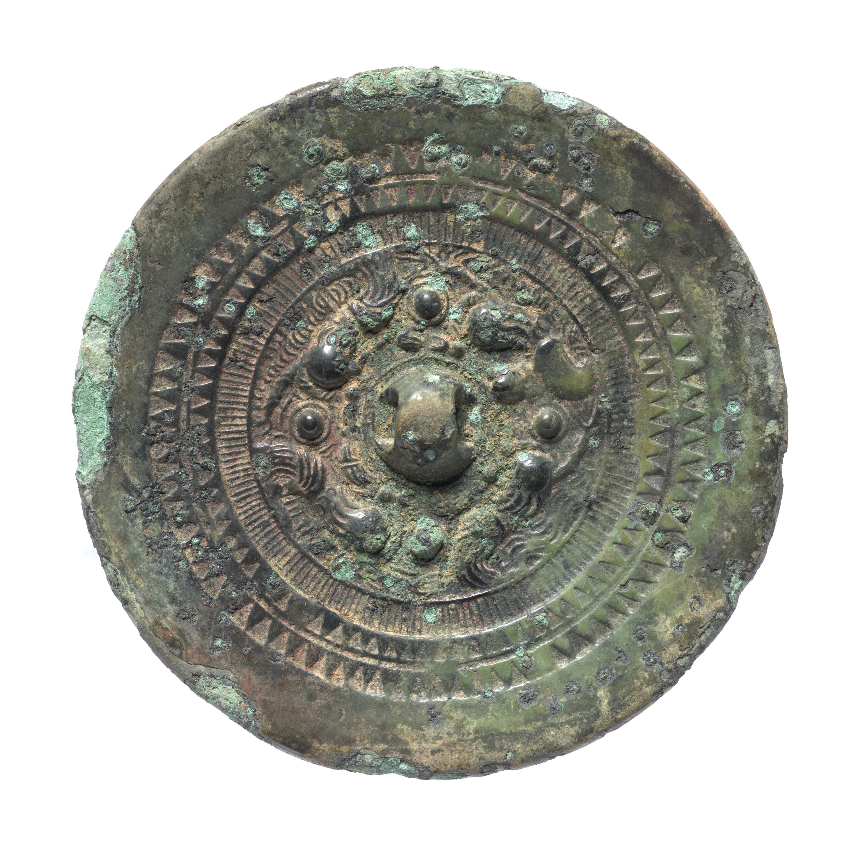二神二獣鏡（出土地不詳） Image
