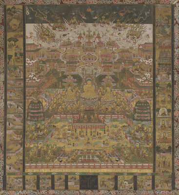 当麻曼荼羅図 画像