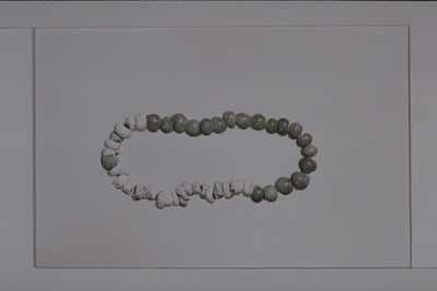 西野田経塚 ガラス小玉 画像