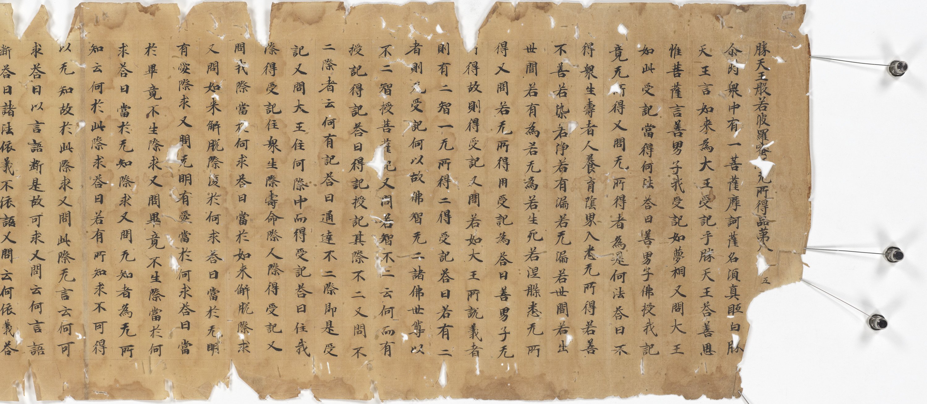 勝天王般若波羅蜜多経巻五 画像