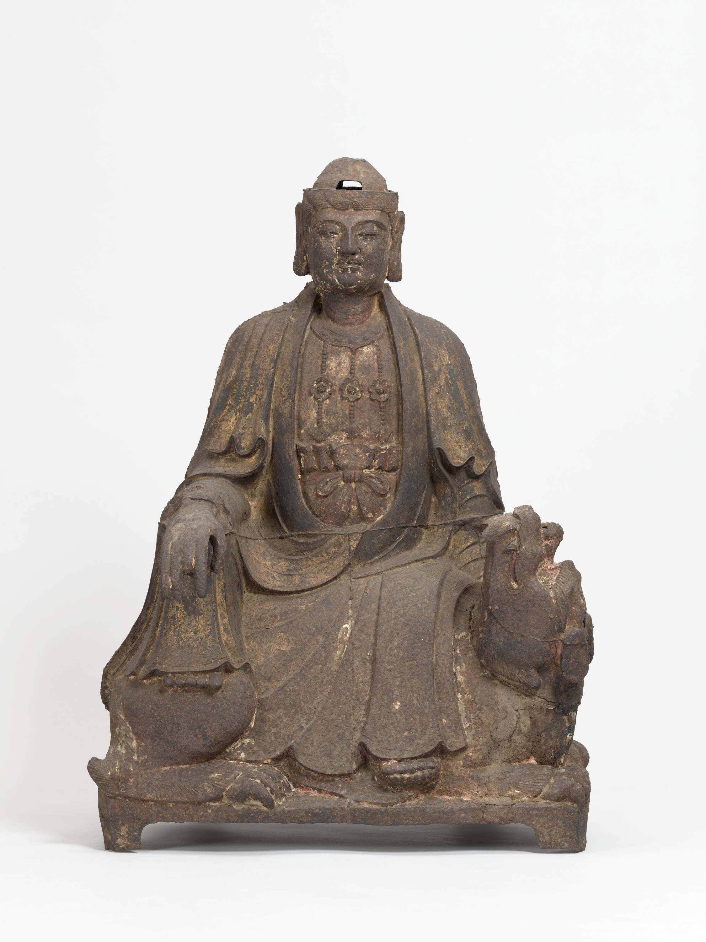 鉄造観音菩薩坐像 画像