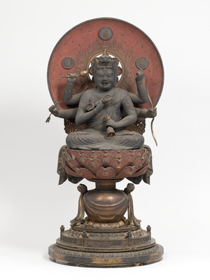 木造愛染明王坐像 画像