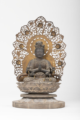 Seated Fukukensaku Kannon (Amoghapasavalokitesvara Bodhisattva) Image