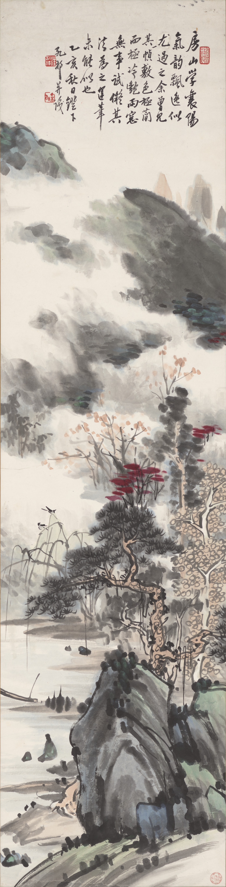 秋林雨霽図 画像