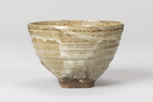 灰釉茶碗　朝日焼 画像