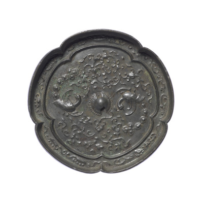 瑞花双鳳五花鏡 画像