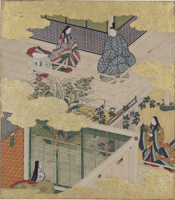 Yugao Chapter from The Tale of Genji Image