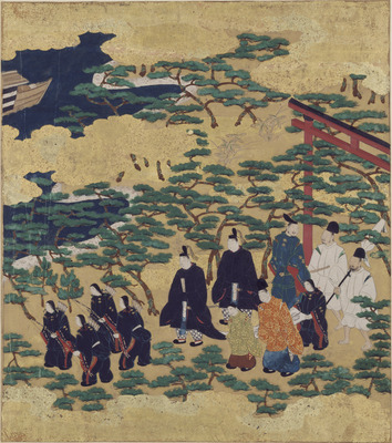 Miotsukushi Chapter from The Tale of Genji Image