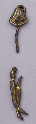 Menuki (Sword 0rnament) with Lotus Root and Seeds Image