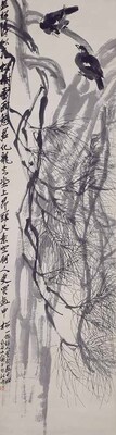 老松双鳥図 画像