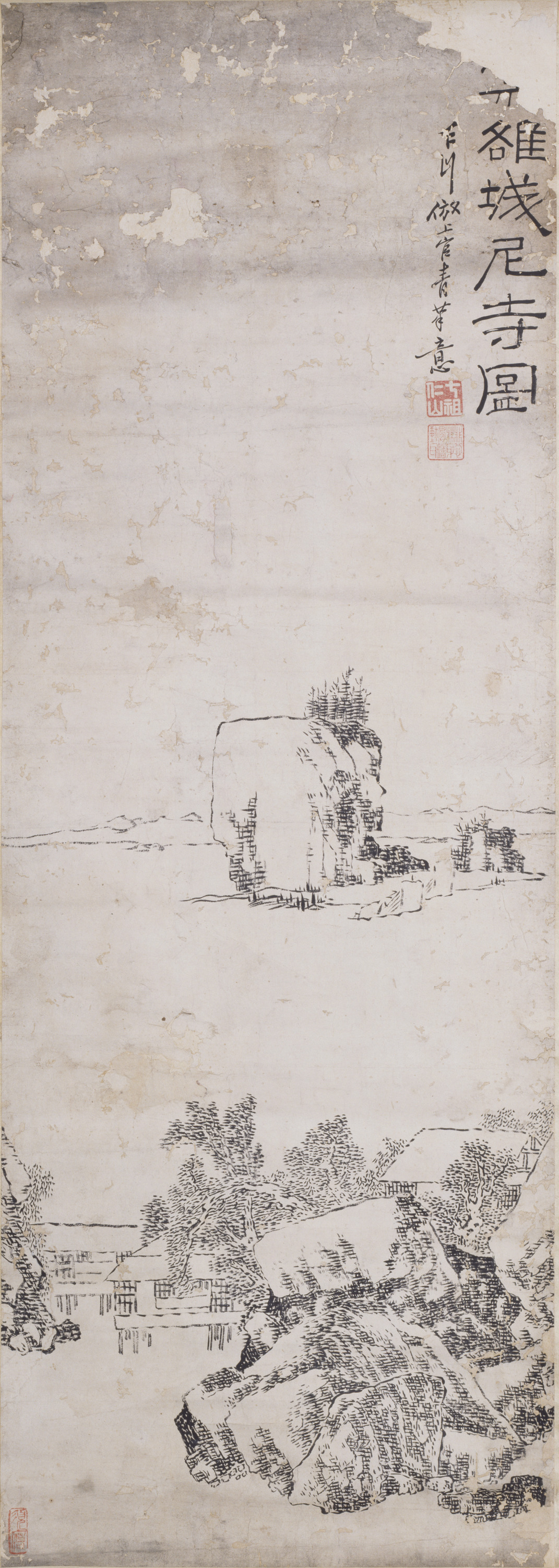 らく城尼寺図 画像