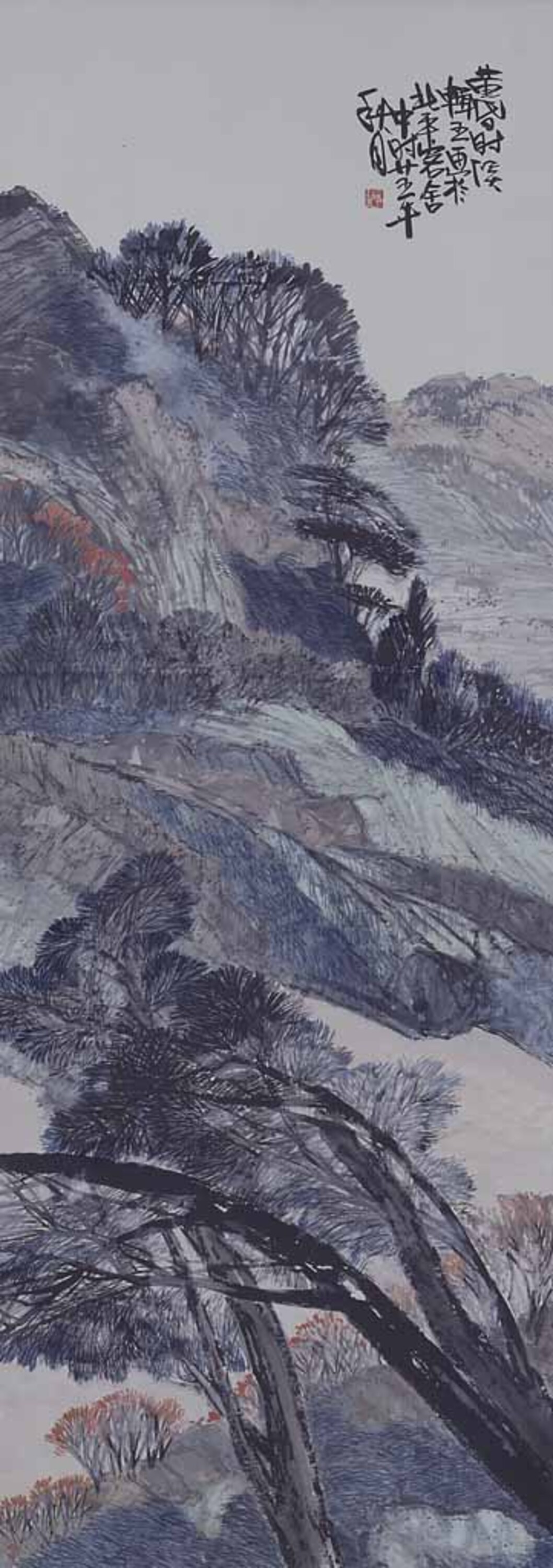 大青山黄昏図 画像