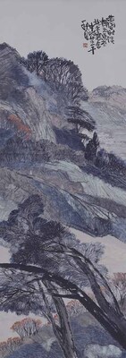 大青山黄昏図 画像