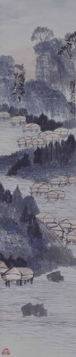 旁水人家図 画像