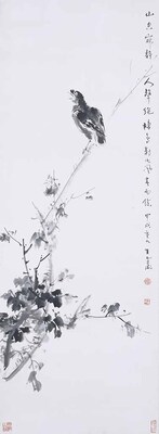 八哥図 画像